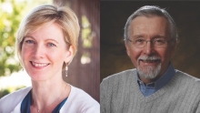 The dynamic duo: Dr. Felicia Goodrum (left) and Dr. James Alwine (right)